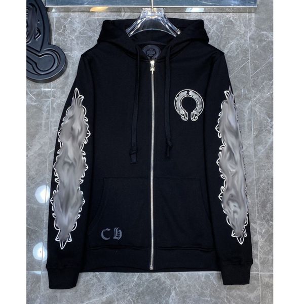 fashion luxury men's sweatshirts classic ch brand hoodie loose zipper jacket pullover hooded designer horseshoe coat women sweatshirt, Black
fashion luxury men's sweatshirts classic ch brand hoodie loose zipper jacket pullover hooded designer horseshoe coat women sweatshirt, Black