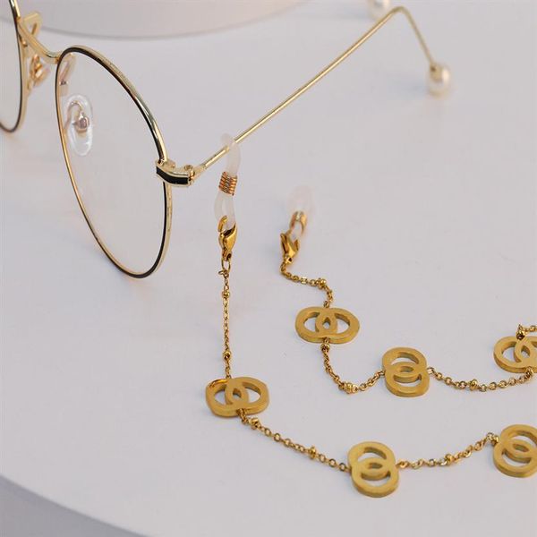 fashions eyeglass chain titanium steel plating glasses holder strap headphone anti lost face masks chain bracelets designer women unise234o
fashions eyeglass chain titanium steel plating glasses holder strap headphone anti lost face masks chain bracelets designer women unise234o