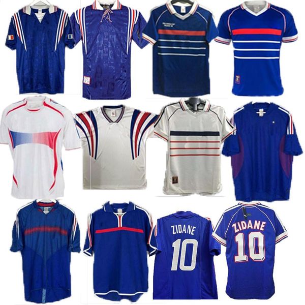 1998 retro version france soccer jersey 96 98 02 04 06 zidane henry maillot de foot shirt 2000 home trezeguet football uniform, Black
1998 retro version france soccer jersey 96 98 02 04 06 zidane henry maillot de foot shirt 2000 home trezeguet football uniform, Black