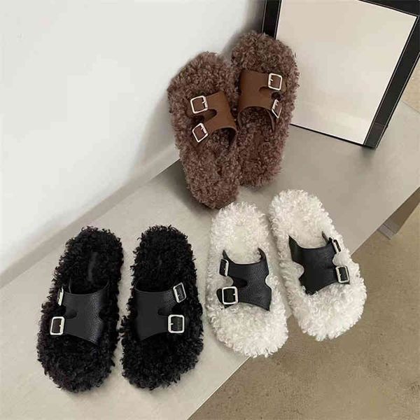 slippers in 2022 the new korean version of thick bottom flip flops lambs wool and women's flat bottomed plush cotton slippers in autumn, Black
slippers in 2022 the new korean version of thick bottom flip flops lambs wool and women's flat bottomed plush cotton slippers in autumn, Black