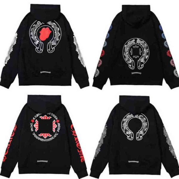 luxury fashion men's sweatshirts classic brand ch zipper hoodies women men loose pullover hooded designer horseshoe hoodie sweater jack, Black
luxury fashion men's sweatshirts classic brand ch zipper hoodies women men loose pullover hooded designer horseshoe hoodie sweater jack, Black