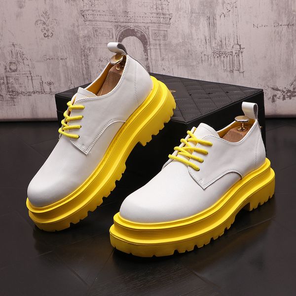 autumn fashion men casual shoes korean luxury dress leather shoes height increasing oxfords designer sneakers white yellow, Black
autumn fashion men casual shoes korean luxury dress leather shoes height increasing oxfords designer sneakers white yellow, Black