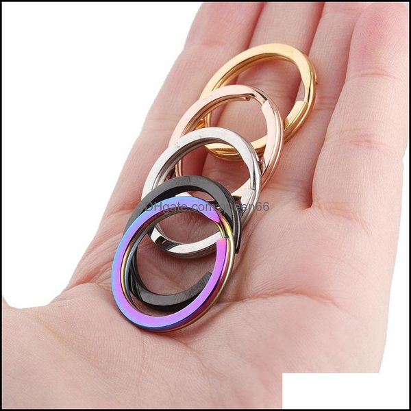 key rings 2x30mm rainbow round circle gold sier color keychains metal key chain ring split rings keyring keyfob holder accesso dhvtq, Slivery;golden
key rings 2x30mm rainbow round circle gold sier color keychains metal key chain ring split rings keyring keyfob holder accesso dhvtq, Slivery;golden
