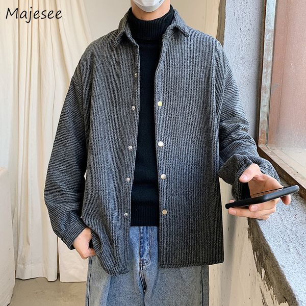 men s casual shirts men simply retro japanese male clothes trendy all match pure color autumn harajuku high street leisure ly bf camisas 220, White;black
men s casual shirts men simply retro japanese male clothes trendy all match pure color autumn harajuku high street leisure ly bf camisas 220, White;black