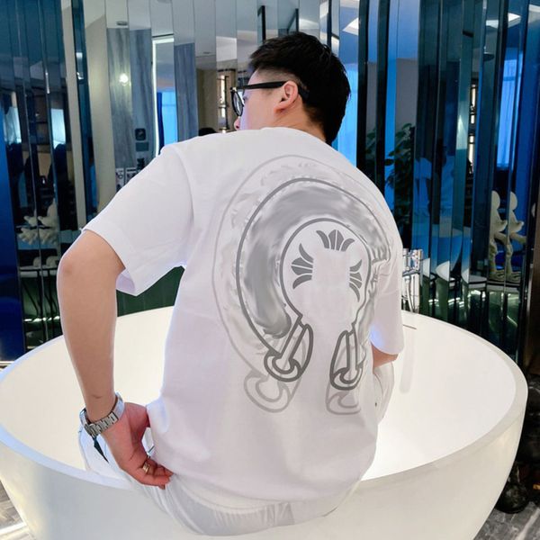 fashion men's ch t shirts brand man t-shirt luxury summer women cross sanskrit tees letter designer tshirts boy loose round neck shirt, White;black
fashion men's ch t shirts brand man t-shirt luxury summer women cross sanskrit tees letter designer tshirts boy loose round neck shirt, White;black