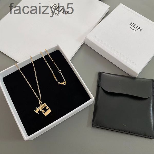 strands strings designer square necklace lisa's same arc de triomphe hollowed out small square pendant 18k gold simple clavicle chain07, Black
strands strings designer square necklace lisa's same arc de triomphe hollowed out small square pendant 18k gold simple clavicle chain07, Black