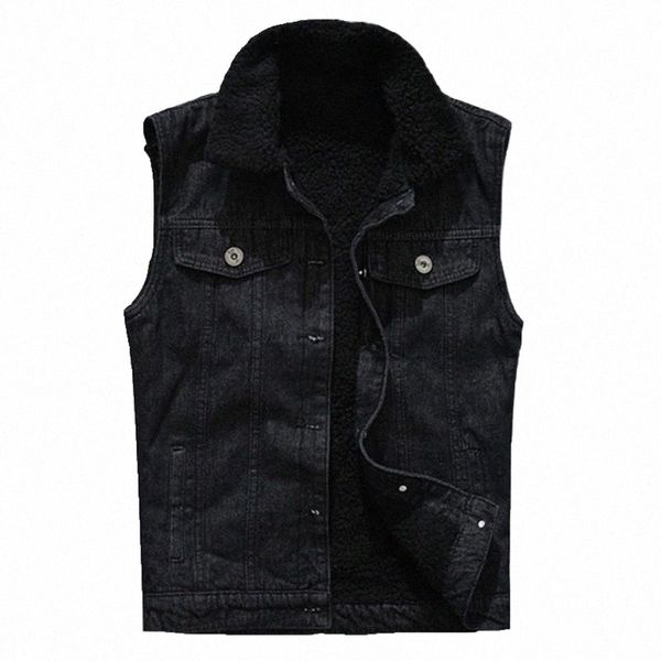 men's vests hip hop streetwear cotton jeans vest men sleeveless black denim jacket winter warm male fleece cowboy waistcoat men's, Black;white
men's vests hip hop streetwear cotton jeans vest men sleeveless black denim jacket winter warm male fleece cowboy waistcoat men's, Black;white