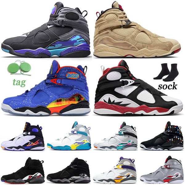 mens jumpman 8s playoffs basketball shoes with socks paprika 8 aqua black taxi cement south beach chrome cool grey raid men women retroes sn, White;red
mens jumpman 8s playoffs basketball shoes with socks paprika 8 aqua black taxi cement south beach chrome cool grey raid men women retroes sn, White;red