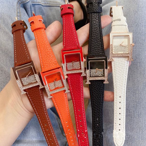 women's letter square diamond watch high quartz movement luxury design leather strap watch gift, Slivery;golden
women's letter square diamond watch high quartz movement luxury design leather strap watch gift, Slivery;golden