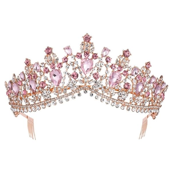 wedding hair jewelry baroque rose gold pink crystal bridal tiara crown with comb pageant prom veil headband accessories 220831, Slivery;golden
wedding hair jewelry baroque rose gold pink crystal bridal tiara crown with comb pageant prom veil headband accessories 220831, Slivery;golden