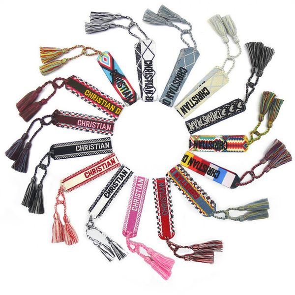 brand fashion bracelets chains women men embroidered handmade woven signature tassel bangle adjustable friendship bangles holiday beach luxu, Golden;silver
brand fashion bracelets chains women men embroidered handmade woven signature tassel bangle adjustable friendship bangles holiday beach luxu, Golden;silver
