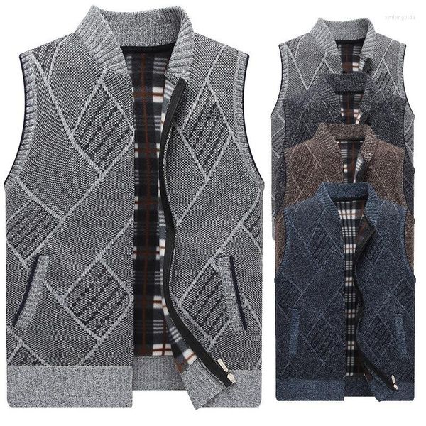 men's vests autumn and winter vest plus velvet thick slim-fit sweater jacket stand-up collar zipper cardigan, Black;white
men's vests autumn and winter vest plus velvet thick slim-fit sweater jacket stand-up collar zipper cardigan, Black;white