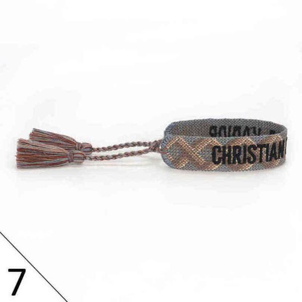 luxury brand braided bracelet adjustable woven friendship bangle for womens mens designer letter embroidery rope bracelets jewelry gift code, Golden;silver
luxury brand braided bracelet adjustable woven friendship bangle for womens mens designer letter embroidery rope bracelets jewelry gift code, Golden;silver
