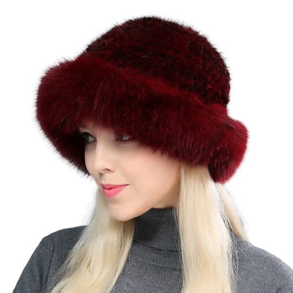 genuine mink princess women's hat with large fox fur brim winter warm hat elegant, Blue;gray
genuine mink princess women's hat with large fox fur brim winter warm hat elegant, Blue;gray