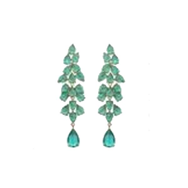 2022 new chandelier exaggerated green diamond fringe leaf long drop dress dinner women's accessories 18k yellow gold plated stud earrin, Silver
2022 new chandelier exaggerated green diamond fringe leaf long drop dress dinner women's accessories 18k yellow gold plated stud earrin, Silver