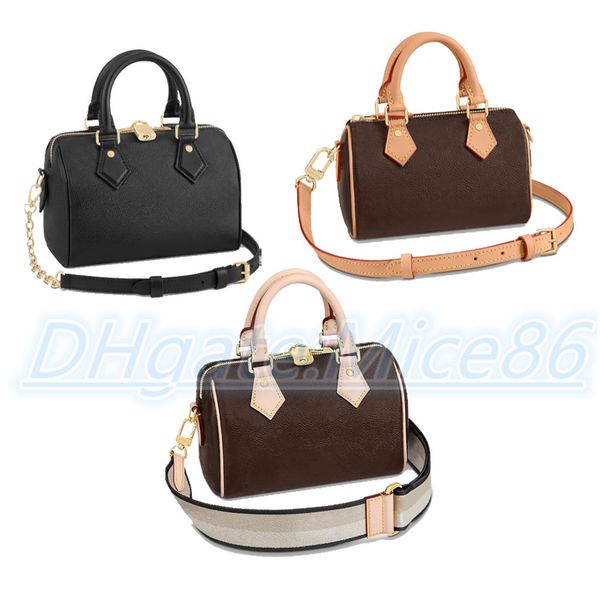 designer luxury speedy nano 20 25 travel bag tote leather clutch m81085 m46234 handbag sport duffel mini women's men handbags crossbody 
designer luxury speedy nano 20 25 travel bag tote leather clutch m81085 m46234 handbag sport duffel mini women's men handbags crossbody