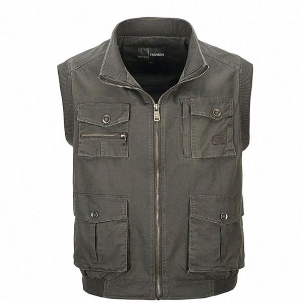 men's vests men's vests middle-aged elderly vest autumn leisure outdoor men jacket multi-pocket pography fishing cotton warm sleev, Black;white 
men's vests men's vests middle-aged elderly vest autumn leisure outdoor men jacket multi-pocket pography fishing cotton warm sleev, Black;white