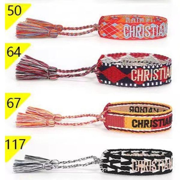 fashion brand classic bangles bracelets luxury women men handmade signature embroidered woven tassel adjustable bracelet jewelry friendship, Black 
fashion brand classic bangles bracelets luxury women men handmade signature embroidered woven tassel adjustable bracelet jewelry friendship, Black