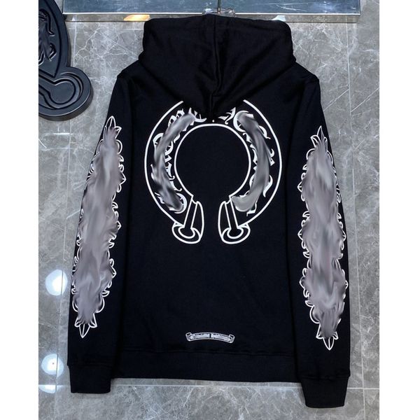 classic luxury men's jackets fashion sweatshirts ch zipper hoodies women men pullover hooded designer horseshoe sanskrit sweater loose, Black;brown
classic luxury men's jackets fashion sweatshirts ch zipper hoodies women men pullover hooded designer horseshoe sanskrit sweater loose, Black;brown