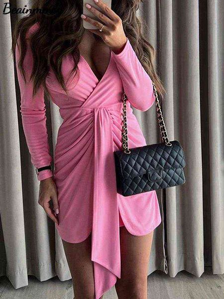 casual dresses women bow pleated hollow out dresses elegant female a-line backless mini dress deep v neck bodycon pink party women dress t22, Black;gray
casual dresses women bow pleated hollow out dresses elegant female a-line backless mini dress deep v neck bodycon pink party women dress t22, Black;gray