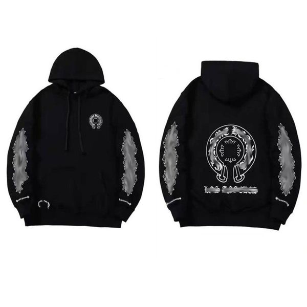 luxury men's classic sweatshirts ch brand fashion hoodies men woman designer horseshoe cross pullover hooded zipper sweater loose jacke, Black
luxury men's classic sweatshirts ch brand fashion hoodies men woman designer horseshoe cross pullover hooded zipper sweater loose jacke, Black