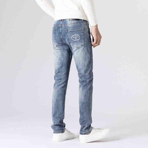 men jeans summer thin slim elastic 's jeans fashion brand loose straight tube casual pants, Blue
men jeans summer thin slim elastic 's jeans fashion brand loose straight tube casual pants, Blue