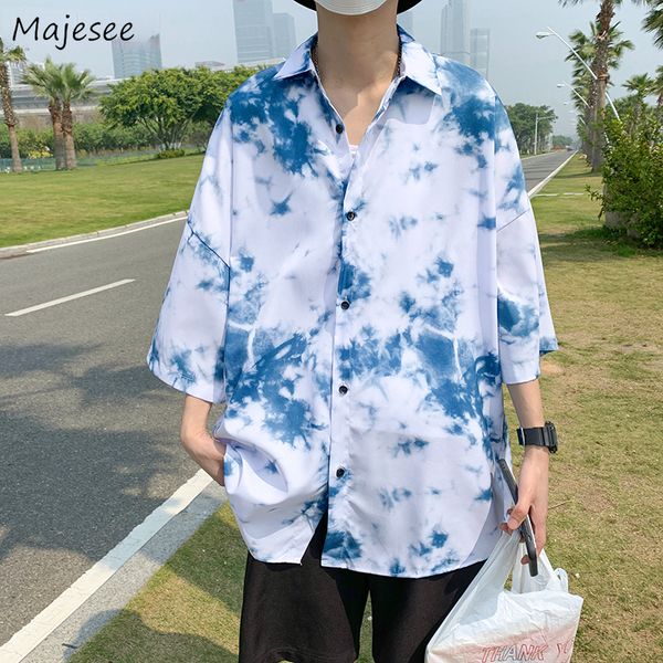 men s casual shirts men clothing tie dye stylish handsome cool breathable cozy teens streetwear summer thin harajuku bf 220901, White;black
men s casual shirts men clothing tie dye stylish handsome cool breathable cozy teens streetwear summer thin harajuku bf 220901, White;black