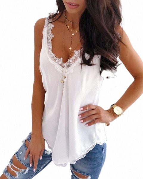 women's tanks & camis women's tanks & camis 2022 women fashion lace solid casual v neck vest sleeveless blouse double splicing g9h, White
women's tanks & camis women's tanks & camis 2022 women fashion lace solid casual v neck vest sleeveless blouse double splicing g9h, White
