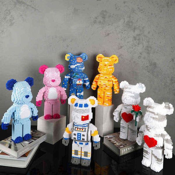 2000pcs bearbricks connection building blocks space bear 3d model assembled 36cm diamond micro bricks figure toy for kids y1127281b
2000pcs bearbricks connection building blocks space bear 3d model assembled 36cm diamond micro bricks figure toy for kids y1127281b
