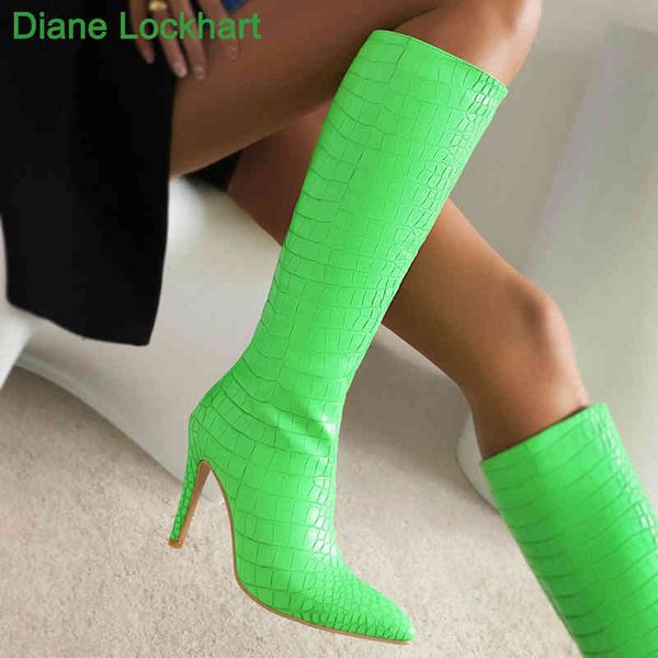 boots fashion luxury crocodile pattern knee high heels women's banquet party nightclub stiletto long woman 220901, Black
boots fashion luxury crocodile pattern knee high heels women's banquet party nightclub stiletto long woman 220901, Black