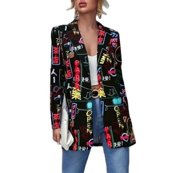 women's suits blazers women fashion onepiece suit jacket for autumn casual loose splice long sleeve coat ladies causal print streetwear, White;black
women's suits blazers women fashion onepiece suit jacket for autumn casual loose splice long sleeve coat ladies causal print streetwear, White;black
