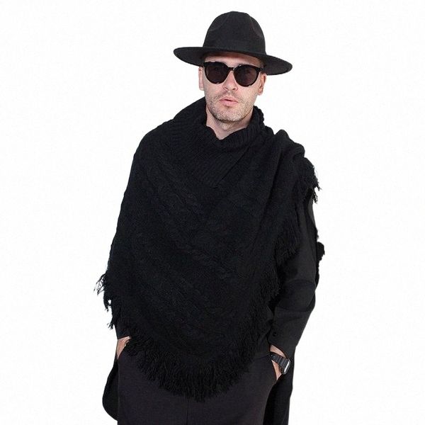 men's sweaters turtleneck male bat shirt black sweater loose autumn wild european and american hip hop pullover shawl men's sweate, White;black
men's sweaters turtleneck male bat shirt black sweater loose autumn wild european and american hip hop pullover shawl men's sweate, White;black