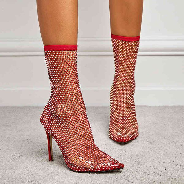 boots black thin heel pointed end fun hollowed out mesh fishing net socks women's high heels short large 220901
boots black thin heel pointed end fun hollowed out mesh fishing net socks women's high heels short large 220901
