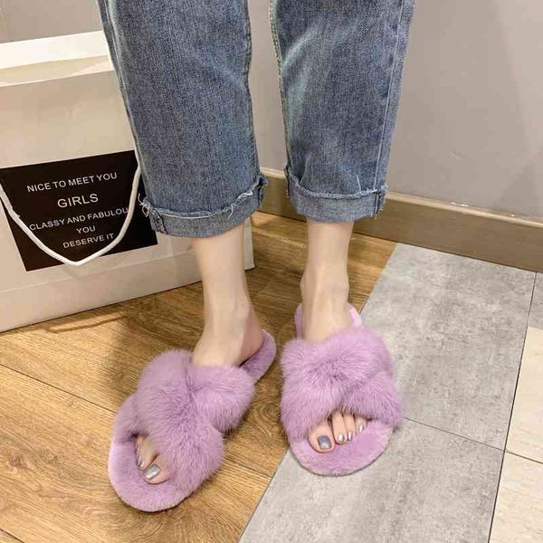 slippers 2022 new home bottom cross flat rabbit hair in autumn winter indoor warmth and wool cotton slippers for women, Black
slippers 2022 new home bottom cross flat rabbit hair in autumn winter indoor warmth and wool cotton slippers for women, Black