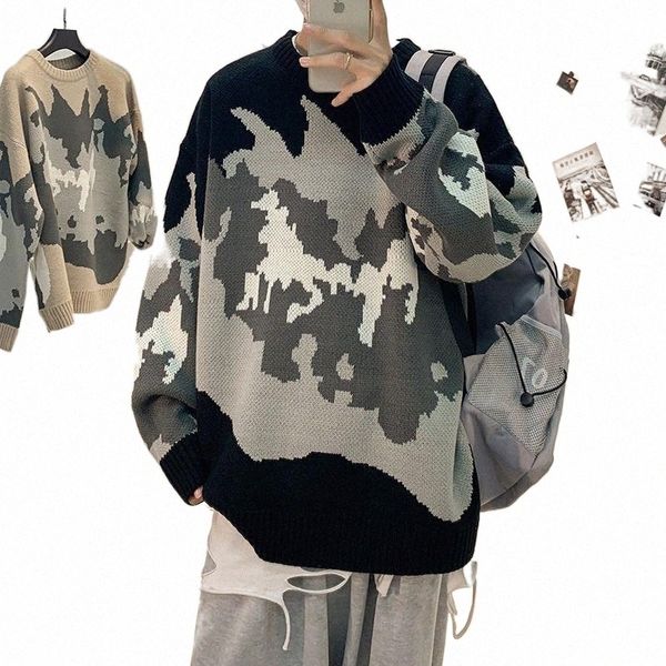 men's sweaters men's sweaters autumn winter camo sweater men warm fashion printing knit pullover korean loose long-sleeved mens ju, White;black
men's sweaters men's sweaters autumn winter camo sweater men warm fashion printing knit pullover korean loose long-sleeved mens ju, White;black