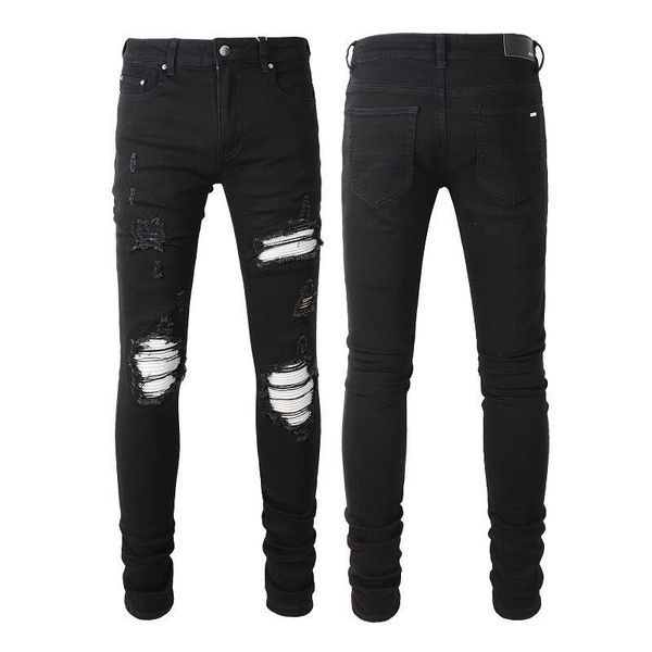 men's jeans tide brand stretch washed black grinding white ripped casual plus size slim penefit trousers 877, Blue
men's jeans tide brand stretch washed black grinding white ripped casual plus size slim penefit trousers 877, Blue