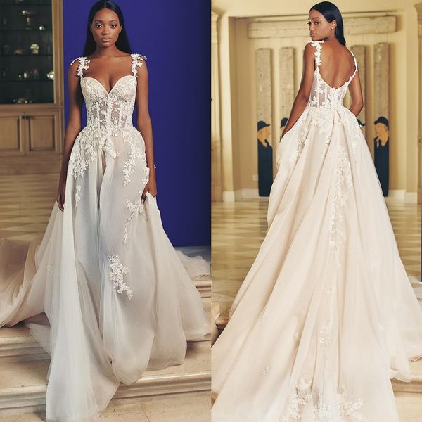 stylish beaded wedding dresses sweetheart neckline bridal gowns lace appliqued tulle sequined vestido de novia, White
stylish beaded wedding dresses sweetheart neckline bridal gowns lace appliqued tulle sequined vestido de novia, White