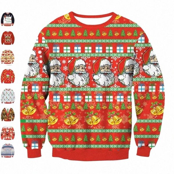 men's sweaters men's sweaters men women ugly christmas sweater 3d bell tree gifts snowflake santa print holiday sweatshirt funny x, White;black
men's sweaters men's sweaters men women ugly christmas sweater 3d bell tree gifts snowflake santa print holiday sweatshirt funny x, White;black