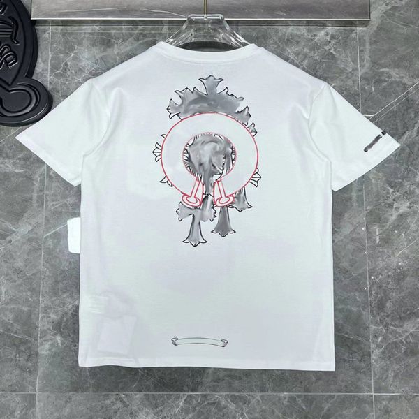 luxury summer mens t shirts fashion ch brand man tees sanskrit letter t-shirt horseshoe flower cross short sleeve designer tshirts hip hop s, White;black
luxury summer mens t shirts fashion ch brand man tees sanskrit letter t-shirt horseshoe flower cross short sleeve designer tshirts hip hop s, White;black