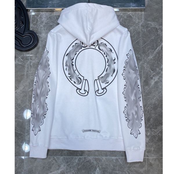 men's classic luxury sweatshirts brand ch designer hoodie fashion men women horseshoe loose zipper jacket pullover hooded coat sweater, Black
men's classic luxury sweatshirts brand ch designer hoodie fashion men women horseshoe loose zipper jacket pullover hooded coat sweater, Black