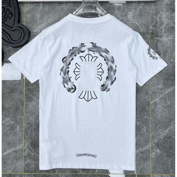 mens summer brand t shirts horseshoe flower tees ch man cross t-shirts women shirt sanskrit letter designer fashion tshirts luxury boy hip, White;black 
mens summer brand t shirts horseshoe flower tees ch man cross t-shirts women shirt sanskrit letter designer fashion tshirts luxury boy hip, White;black