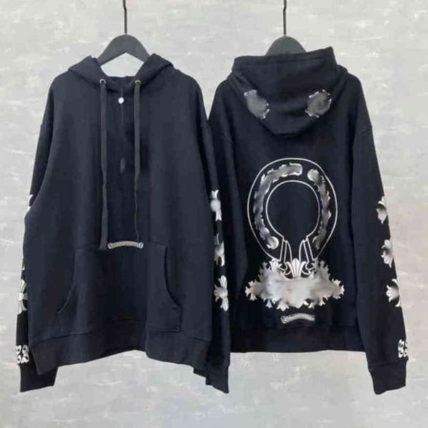 men's luxury classic sweatshirts ch brand fashion hoodies men woman designer horseshoe cross pullover hooded zipper sweater loose jacke, Black
men's luxury classic sweatshirts ch brand fashion hoodies men woman designer horseshoe cross pullover hooded zipper sweater loose jacke, Black