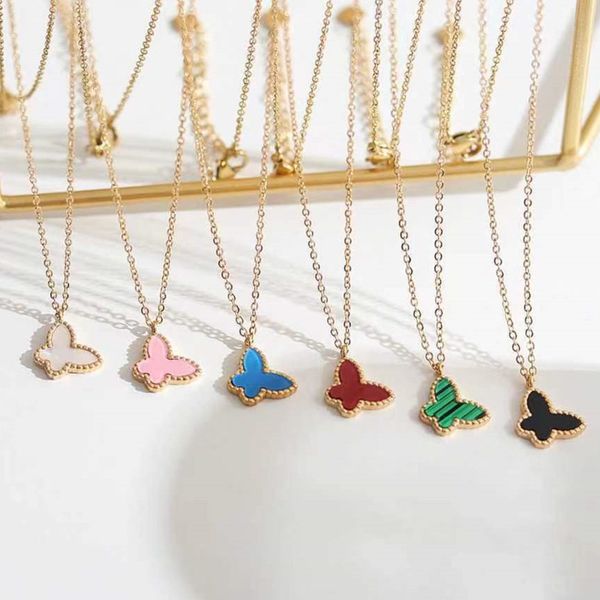 butterfly pendant necklace waterproof elegant girlfriends gift necklaces wedding for woman designer jewelry 18 color, Silver
butterfly pendant necklace waterproof elegant girlfriends gift necklaces wedding for woman designer jewelry 18 color, Silver