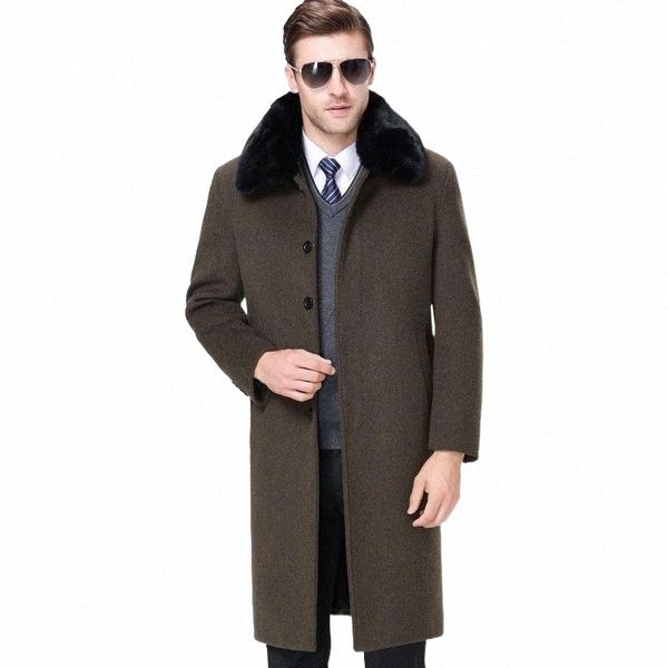 men's wool & blends men's wool & blends fashion winter men thickened liner plush long fur collar coat x-long casual plus size m l, Black
men's wool & blends men's wool & blends fashion winter men thickened liner plush long fur collar coat x-long casual plus size m l, Black