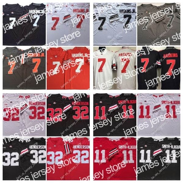 american college football wear 7 dwayne haskins jr. jersey 32 treveyon henderson jersey 18 tate martell 21 parris campbell garrett wilson 11, Black
american college football wear 7 dwayne haskins jr. jersey 32 treveyon henderson jersey 18 tate martell 21 parris campbell garrett wilson 11, Black