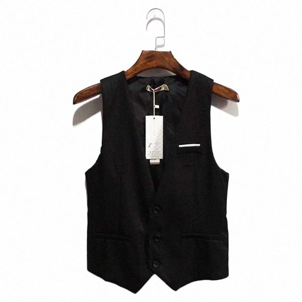 men's vests fashion men's slim suit vest business dress solid color slimming korean waistcoat wedding man clothing vests v7os#, Black;white
men's vests fashion men's slim suit vest business dress solid color slimming korean waistcoat wedding man clothing vests v7os#, Black;white
