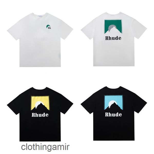 american high rhude fashion brand tee shirt street oversize loose sunset theme short sleeve t-shirt for lovers unisex, White;black
american high rhude fashion brand tee shirt street oversize loose sunset theme short sleeve t-shirt for lovers unisex, White;black