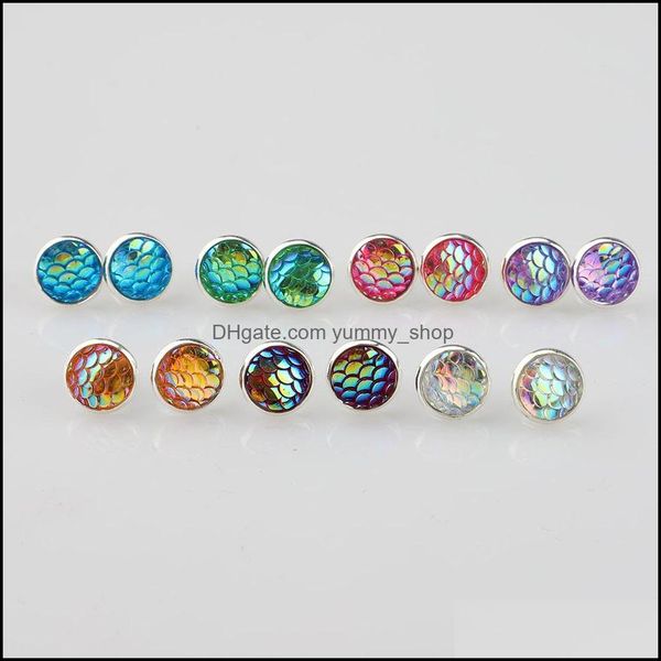stud 10mm 12mm resin fish scale sier plated stud earings drusy druzy earrings jewelry women party gift dress candy colors drop deliver dhmx4, Golden;silver
stud 10mm 12mm resin fish scale sier plated stud earings drusy druzy earrings jewelry women party gift dress candy colors drop deliver dhmx4, Golden;silver