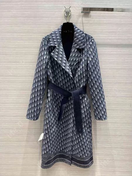 women's wool & blends trench coats old flower logo autumn and winter wear on both sids lapel coat luxury cotton warm long jacket women, Black
women's wool & blends trench coats old flower logo autumn and winter wear on both sids lapel coat luxury cotton warm long jacket women, Black