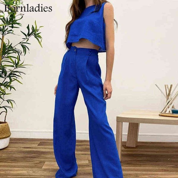 women's tracksuits bornladies streetwear cotton linen o-neck tank sleeveless crop fashion 2 pieces sets elastic waist wide leg pantsuit, Gray
women's tracksuits bornladies streetwear cotton linen o-neck tank sleeveless crop fashion 2 pieces sets elastic waist wide leg pantsuit, Gray